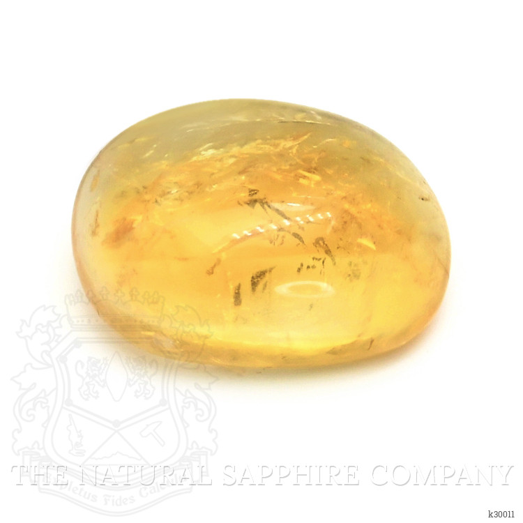 19.83 Ct. Yellow Cabochon Quartz from Brazil
