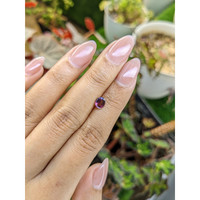 0.71 Ct. Pinkish Purple Spinel from Ceylon (Sri Lanka) Life Style