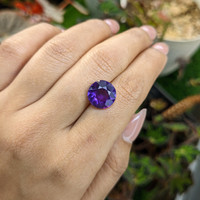 5.37 Ct. Purple Amethyst from Ceylon (Sri Lanka) Life Style