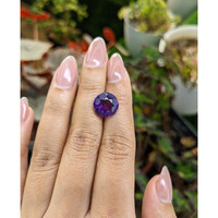 5.37 Ct. Purple Amethyst from Ceylon (Sri Lanka) Life Style