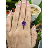 4.51 Ct. Purple Amethyst from Ceylon (Sri Lanka) Life Style