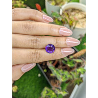 4.51 Ct. Purple Amethyst from Ceylon (Sri Lanka) Life Style