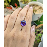 5.26 Ct. Purple Amethyst from Ceylon (Sri Lanka) Life Style