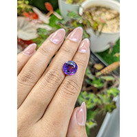 5.26 Ct. Purple Amethyst from Ceylon (Sri Lanka) Life Style