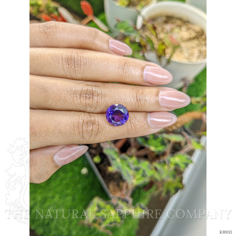 5.26 Ct. Purple Amethyst from Ceylon (Sri Lanka)