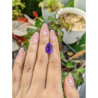 4.43 Ct. Purple Amethyst from Ceylon (Sri Lanka) Life Style