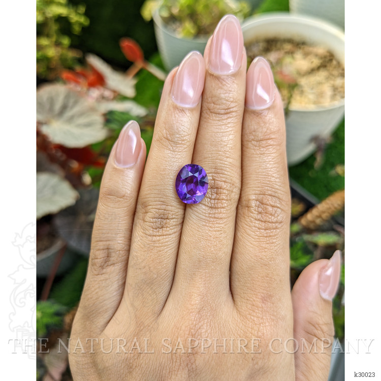 4.32 Ct. Purple Amethyst from Ceylon (Sri Lanka)