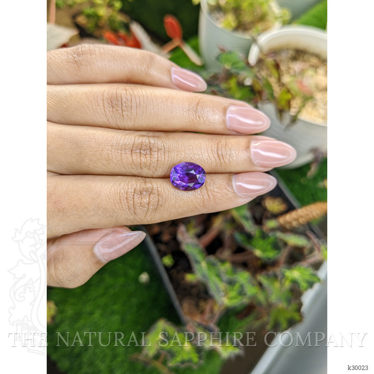 4.32 Ct. Purple Amethyst from Ceylon (Sri Lanka)