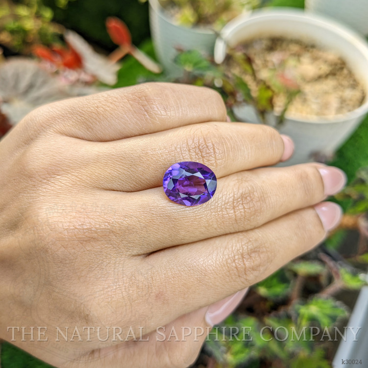 6.41 Ct. Purple Amethyst from Ceylon (Sri Lanka)