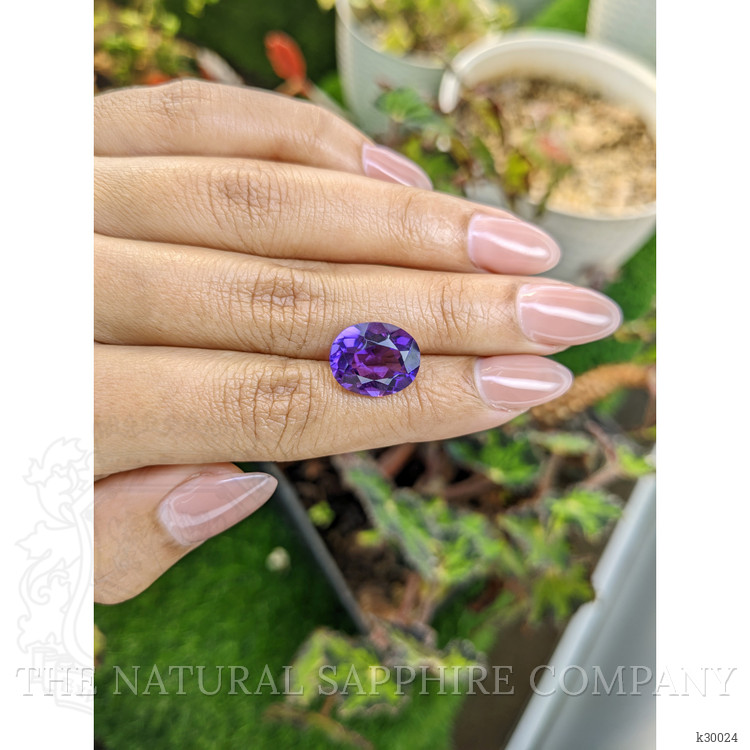 6.41 Ct. Purple Amethyst from Ceylon (Sri Lanka)