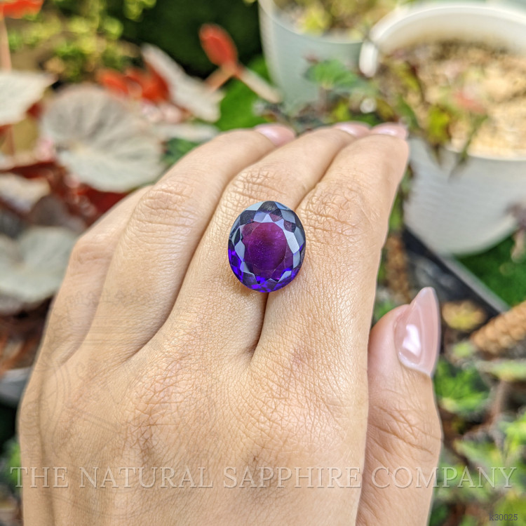 11.60 Ct. Purple Amethyst from Ceylon (Sri Lanka)