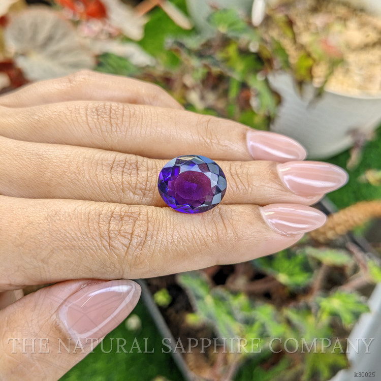 11.60 Ct. Purple Amethyst from Ceylon (Sri Lanka)