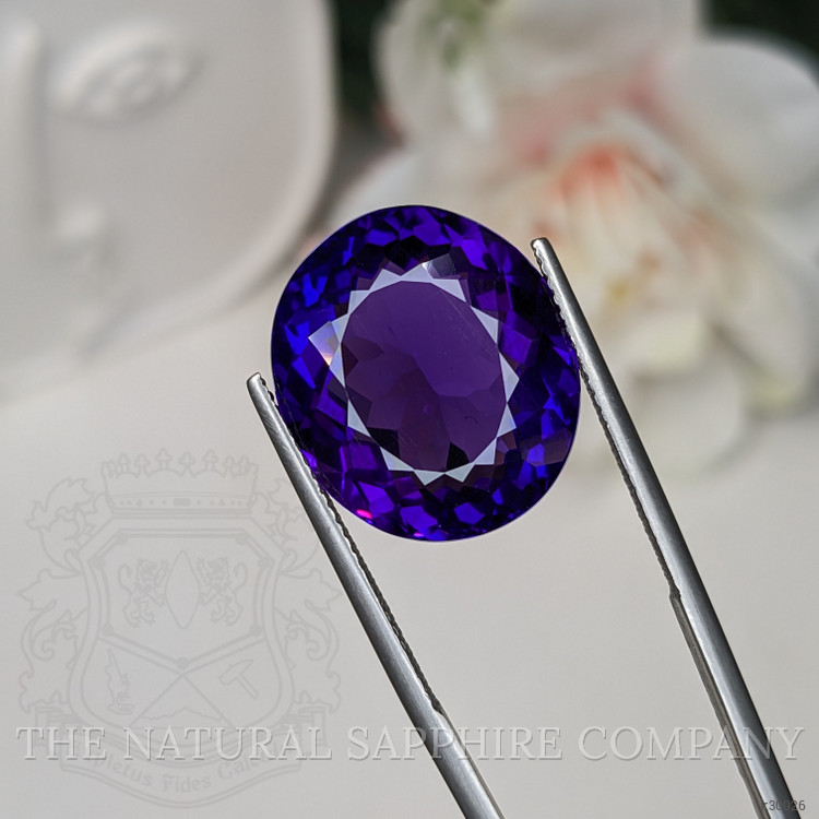 15.39 Ct. Purple Amethyst from Ceylon (Sri Lanka)