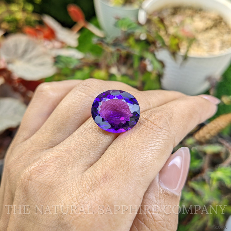 15.39 Ct. Purple Amethyst from Ceylon (Sri Lanka)