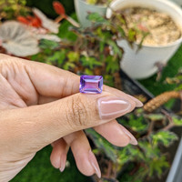 5.65 Ct. Purple Amethyst from Ceylon (Sri Lanka) Life Style