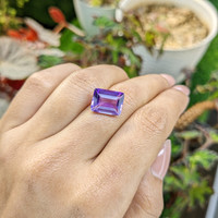 5.65 Ct. Purple Amethyst from Ceylon (Sri Lanka) Life Style