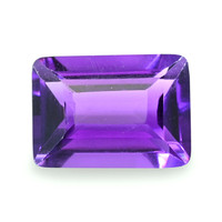 6.54 Ct.Tw. Emerald Cut Amethyst