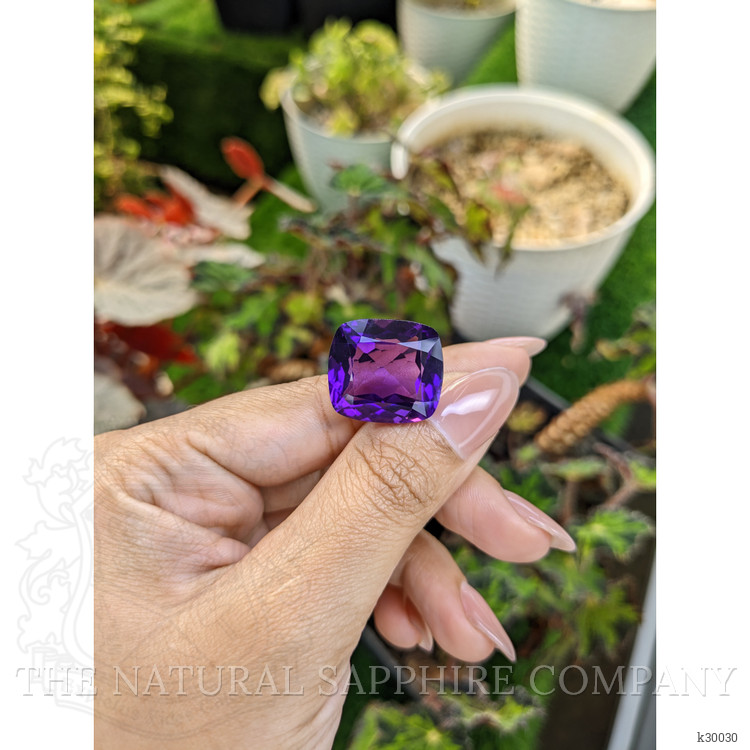24.63 Ct. Purple Amethyst from Ceylon (Sri Lanka)