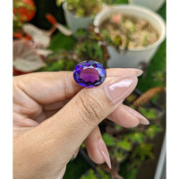 12.09 Ct. Purple Amethyst from Brazil Life Style