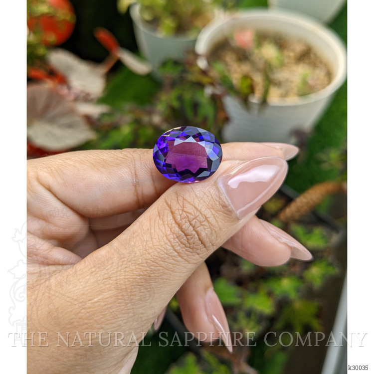 12.09 Ct. Purple Amethyst from Brazil