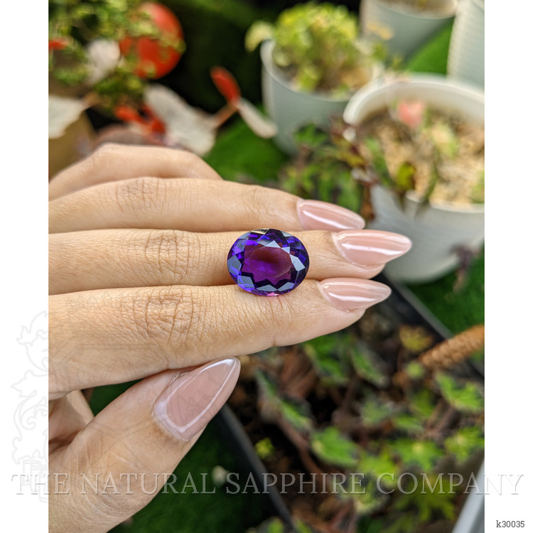 12.09 Ct. Purple Amethyst from Brazil