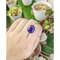 13.21 Ct. Purple Amethyst from Brazil Life Style