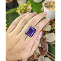 24.75 Ct. Purple Amethyst from Brazil Life Style