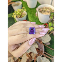 12.38 Ct. Purple Amethyst from Brazil Life Style