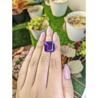 12.38 Ct. Purple Amethyst from Brazil Life Style