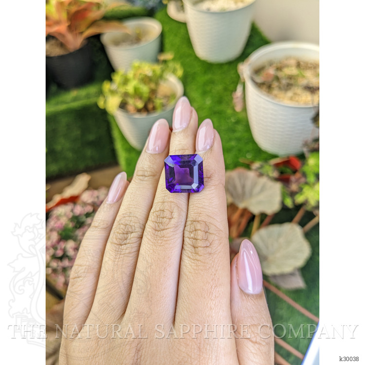 12.38 Ct. Purple Amethyst from Brazil