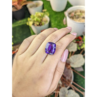 14.86 Ct. Purple Amethyst from Brazil Life Style