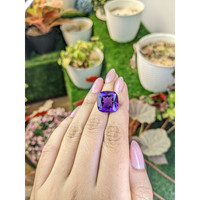 13.13 Ct. Purple Amethyst from Brazil Life Style