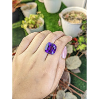 13.13 Ct. Purple Amethyst from Brazil Life Style