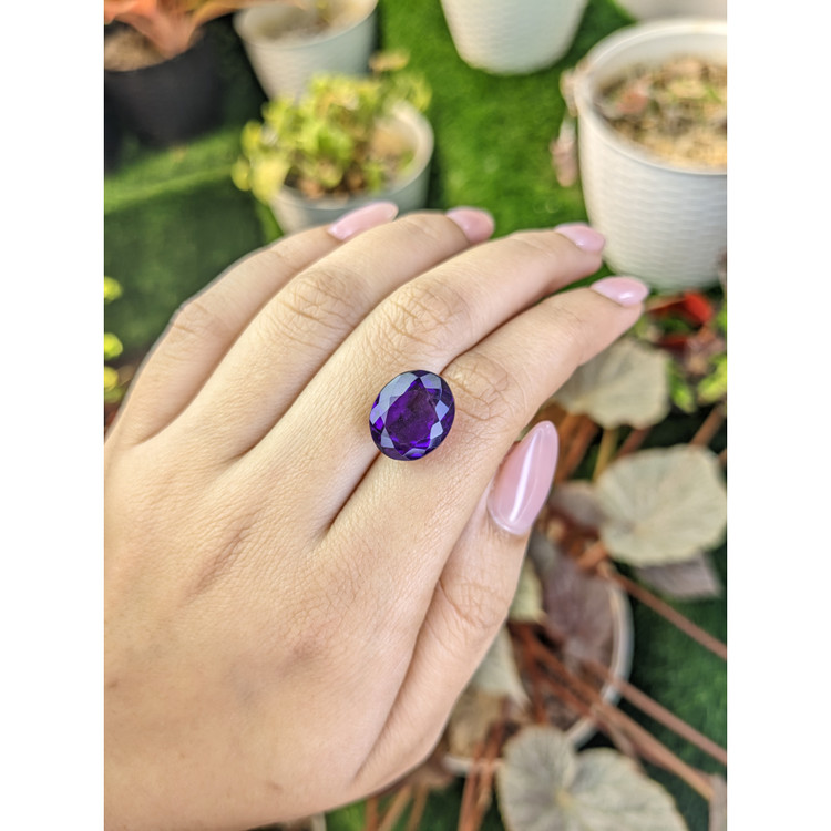 10.04 Ct. Purple Amethyst from Brazil