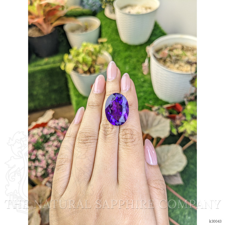20.21 Ct. Purple Amethyst from Brazil