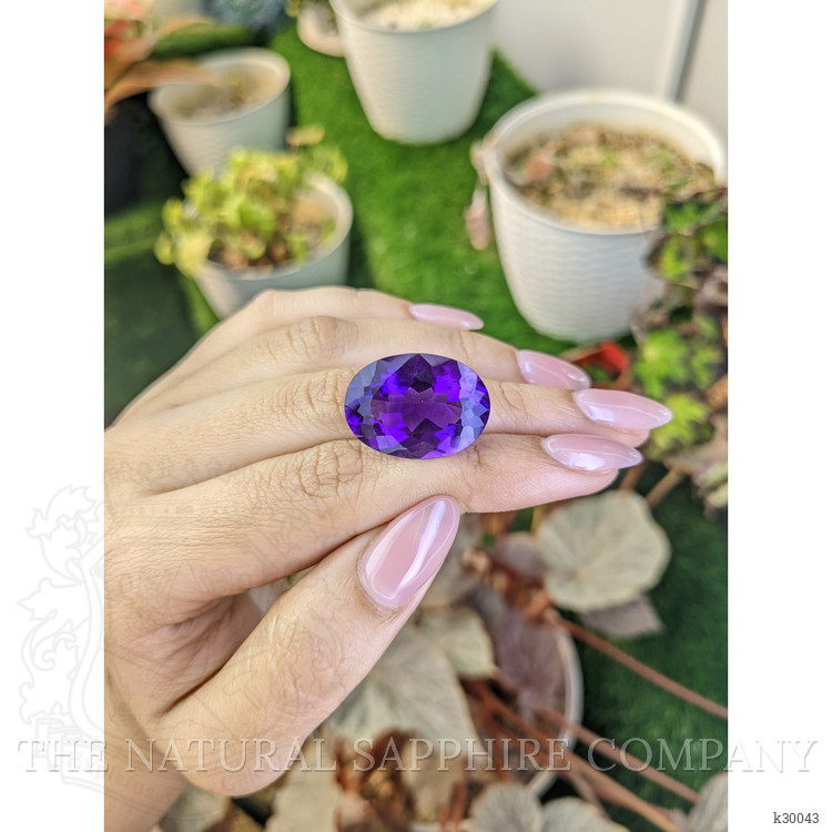 20.21 Ct. Purple Amethyst from Brazil