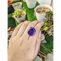 21.11 Ct. Purple Amethyst from Brazil Life Style