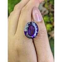 17.47 Ct. Purple Amethyst from Brazil Life Style