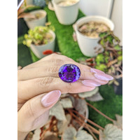 20.47 Ct. Purple Amethyst from Brazil Life Style