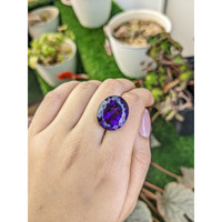 20.47 Ct. Purple Amethyst from Brazil Life Style
