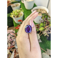 17.87 Ct. Purple Amethyst from Brazil Life Style