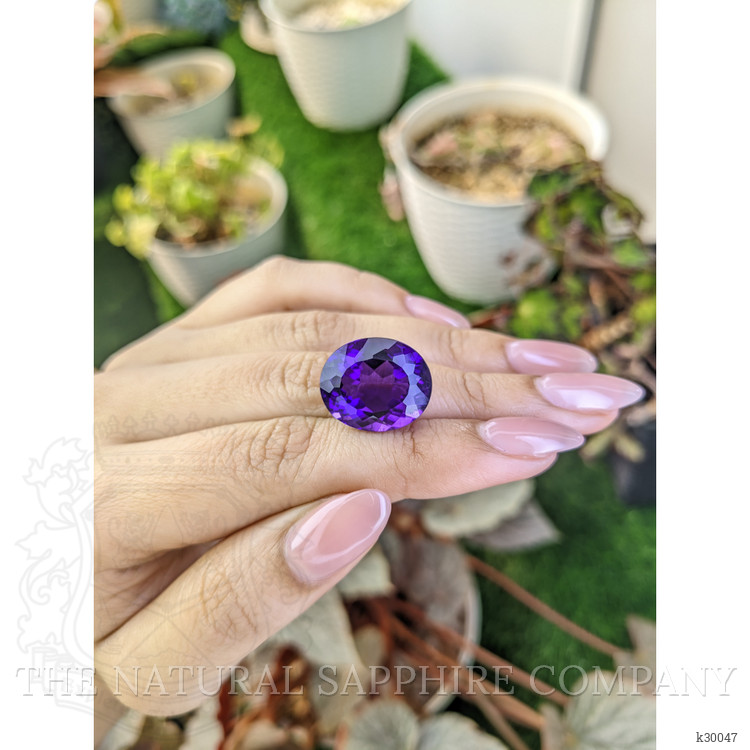 17.87 Ct. Purple Amethyst from Brazil