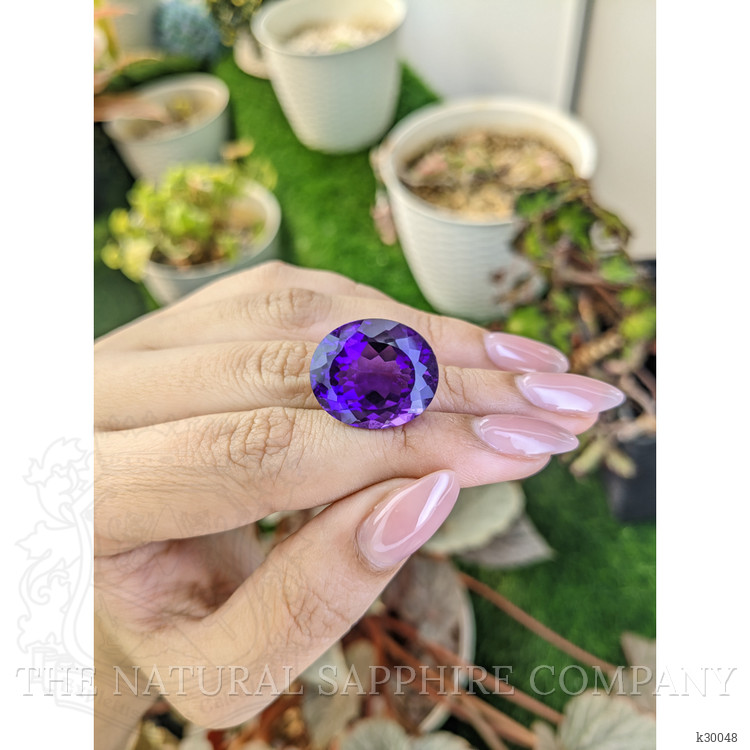 24.48 Ct. Purple Amethyst from Brazil
