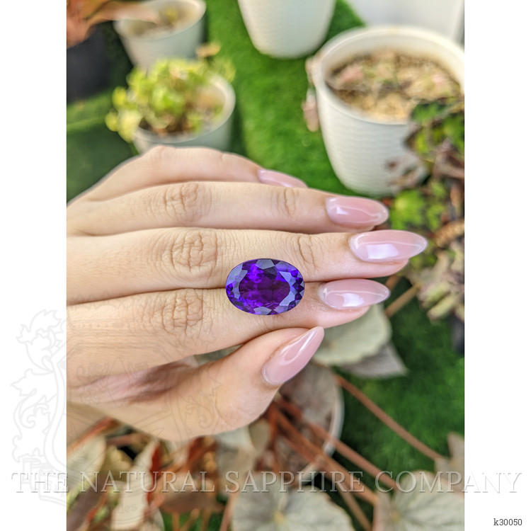 13.90 Ct. Purple Amethyst from Brazil