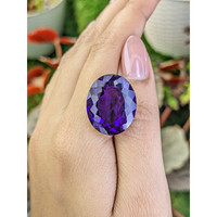 23.97 Ct. Purple Amethyst from Brazil Life Style