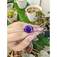 23.97 Ct. Purple Amethyst from Brazil Life Style