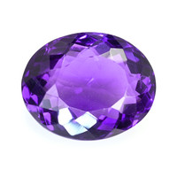 14.93 Ct.Tw. Oval Amethyst