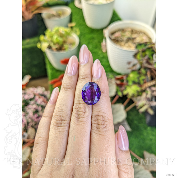 14.93 Ct. Purple Amethyst from Brazil