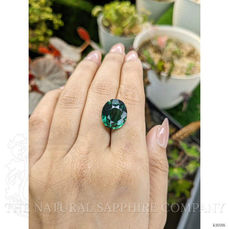 10.08 Ct. Bluish Green Prasiolite from Brazil