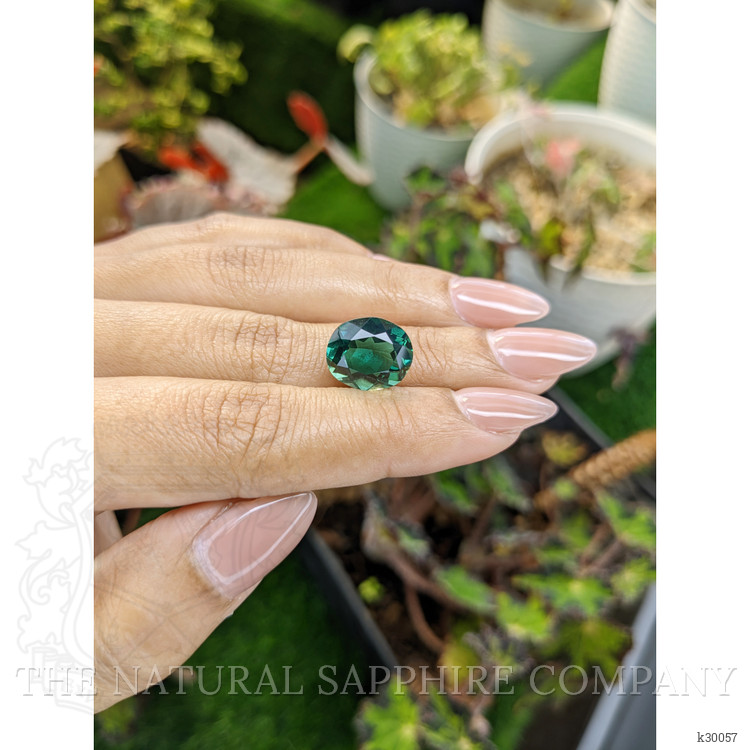 6.19 Ct. Bluish Green Prasiolite from Brazil